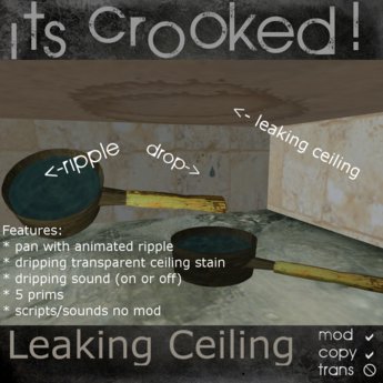 Second Life Marketplace - IC Leaking Ceiling Stain